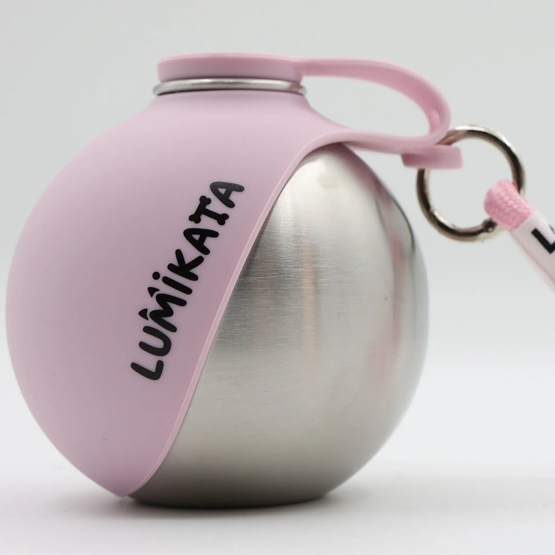 Lumikata 2-in-1 Portable Dog Water Bottle and Bowl - 10oz Stainless Steel Leak-Proof Tumbler for Outdoor Activities