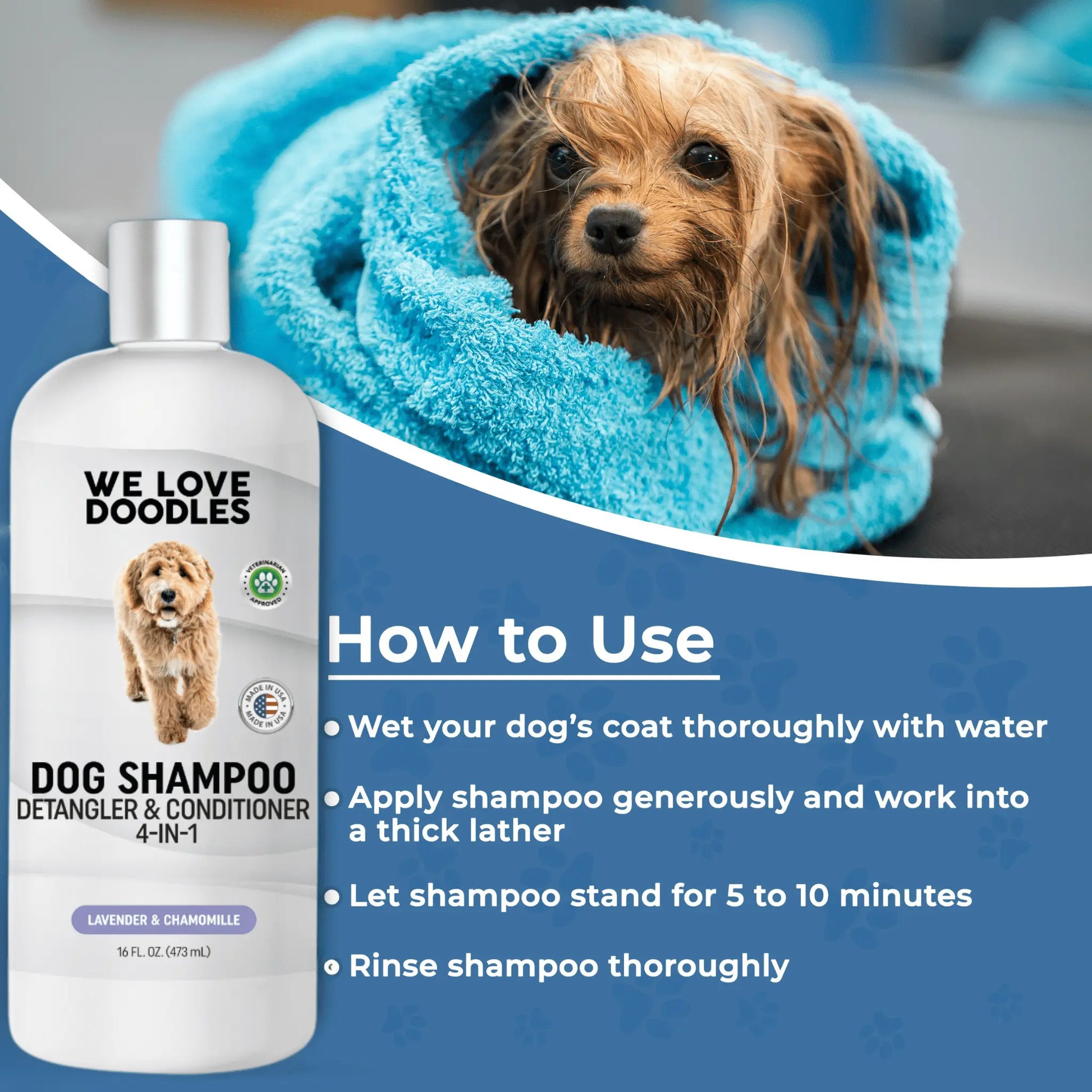Essential Home Grooming Kit for Clean, Soft, and Tangle-Free Dog Coats