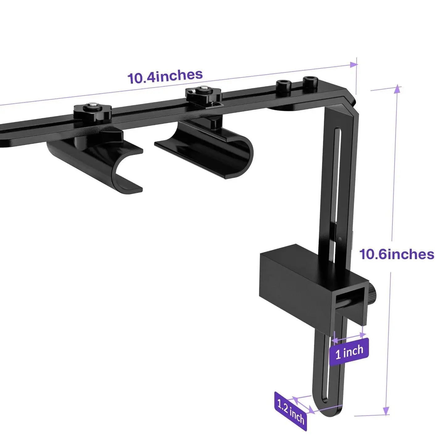 Hygger Universal Aquarium Light Riser - Adjustable Arm Mounting Bracket with Corrosion-Resistant Aluminum Support