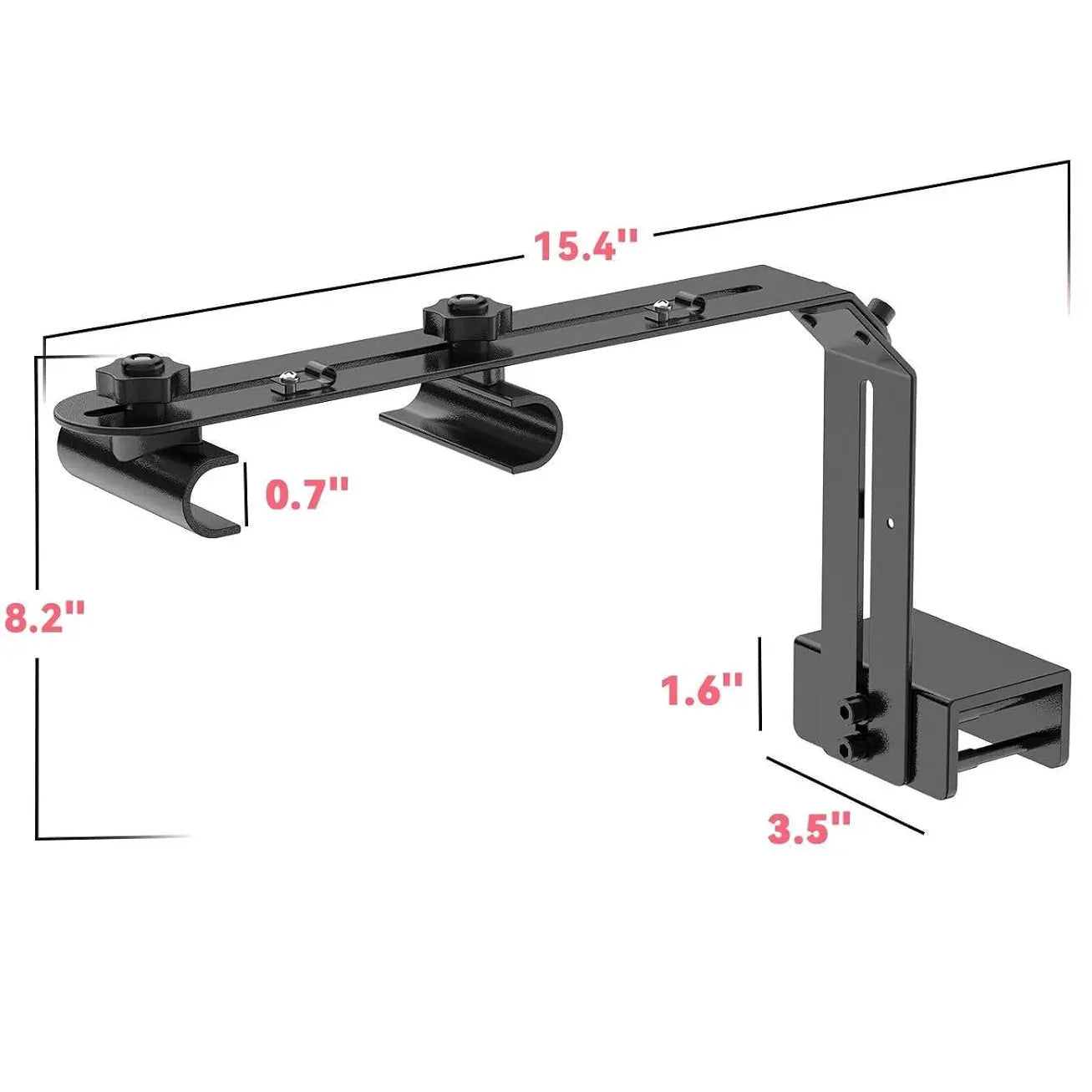 Hygger Universal Aquarium Light Riser - Adjustable Arm Mounting Bracket with Corrosion-Resistant Aluminum Support