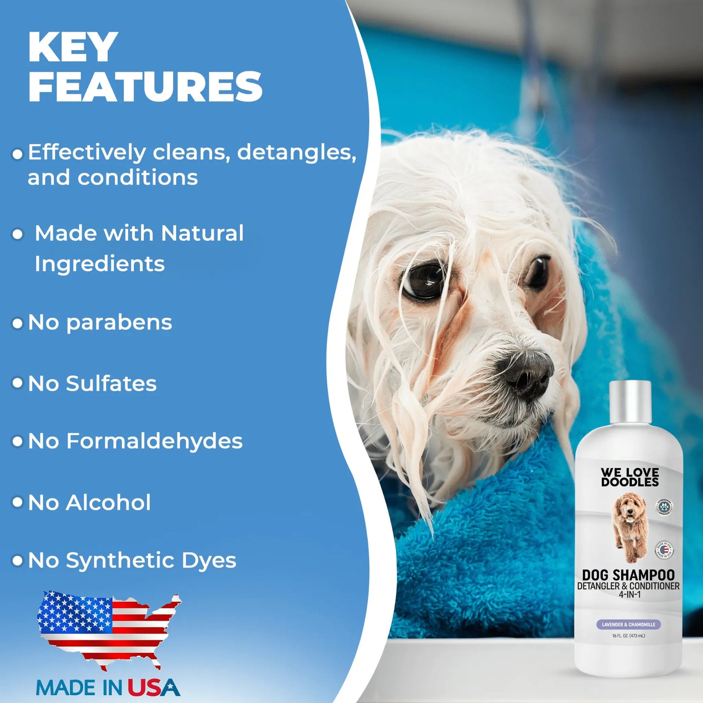 Essential Home Grooming Kit for Clean, Soft, and Tangle-Free Dog Coats