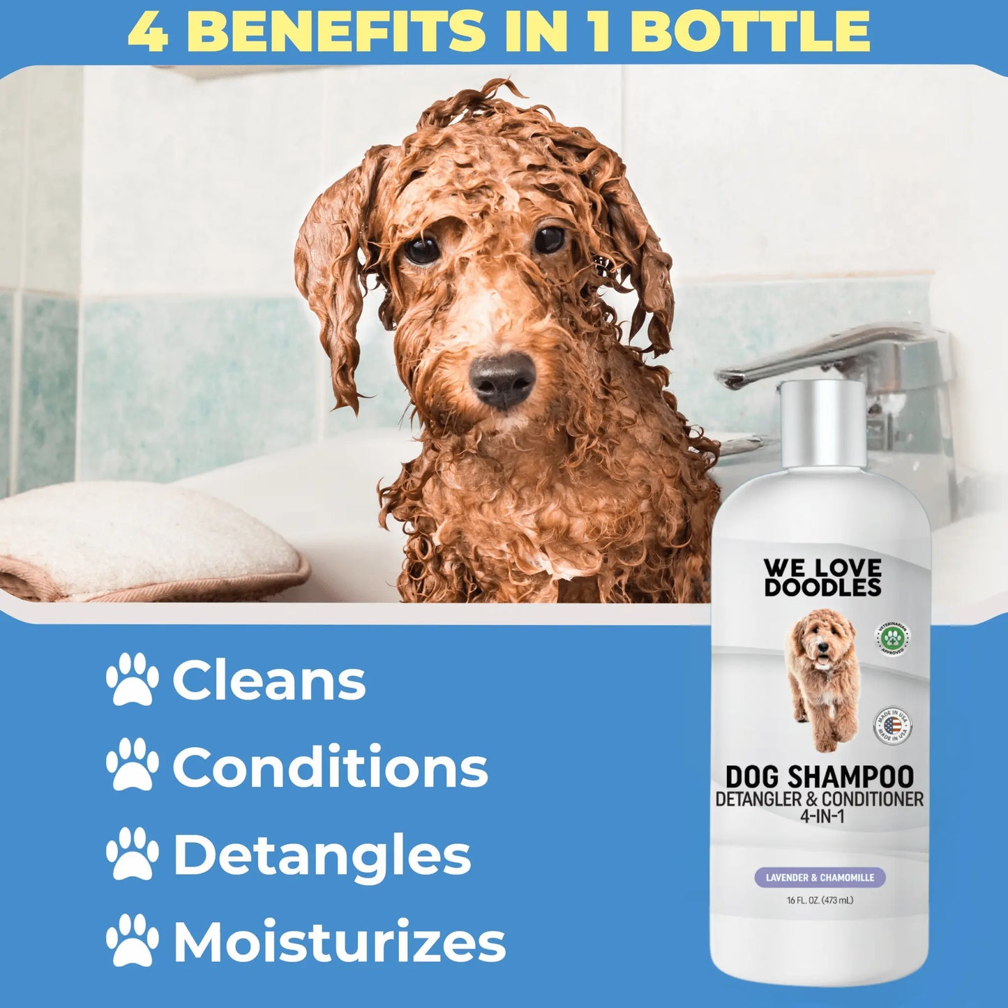 Essential Home Grooming Kit for Clean, Soft, and Tangle-Free Dog Coats