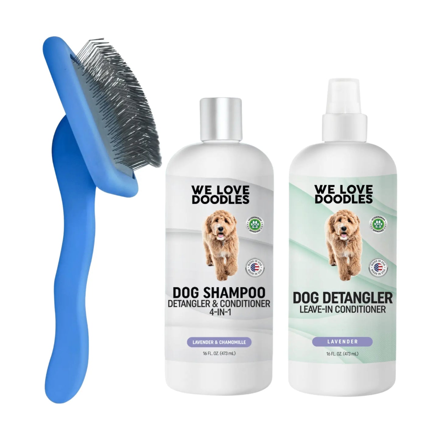 Essential Home Grooming Kit for Clean, Soft, and Tangle-Free Dog Coats